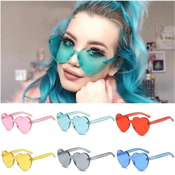 💗New Heart Shaped Sunglasses💗 - Picture 5 of 7
